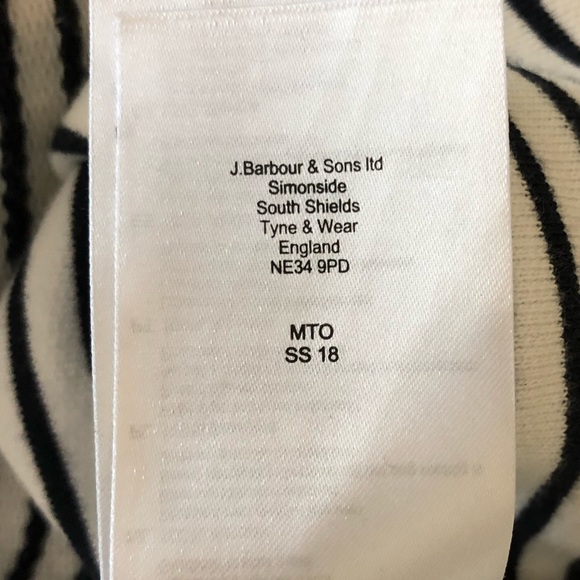 Barbour Montreith Striped Dress in Navy/White - Picture 5 of 7